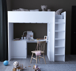 Кровать-чердак СМОСТАД SMÅSTAD, 205х104х182, белый