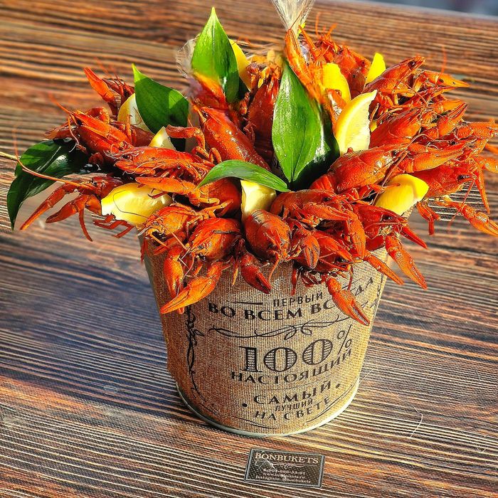 Букет Раки в Ведре