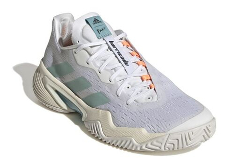 Женские Кроссовки теннисные Adidas Barricade W Parley - cloud white/cloud white/orbit grey