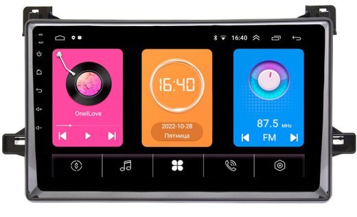 Магнитола для Toyota Prius 50 2015-2022, Prius PHV - OEM GT9-651 на Android 10, 2ГБ-16ГБ