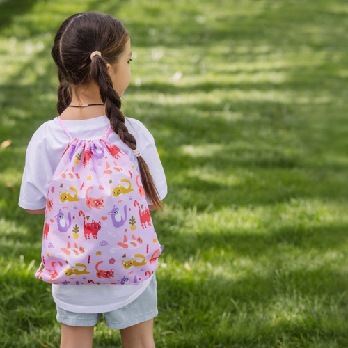 Мешок для сменки. Котики принт