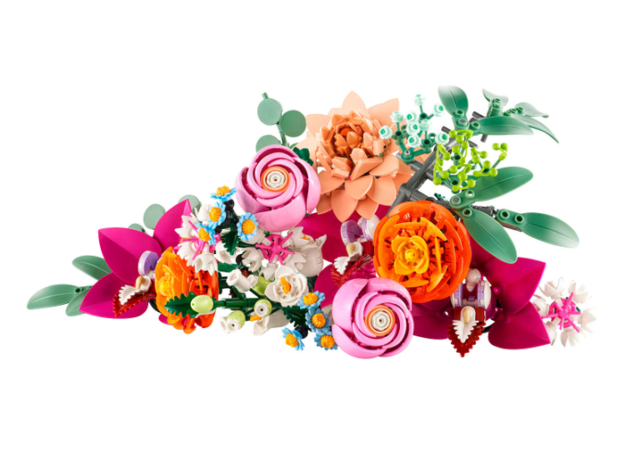 Конструктор Лего Ботаник Красивый розовый букет | LEGO Botanical Pink Bouquet 10342 — 749 деталей (18+)