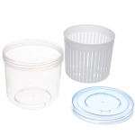 Банка пластиковая для зелени 9*8,5см