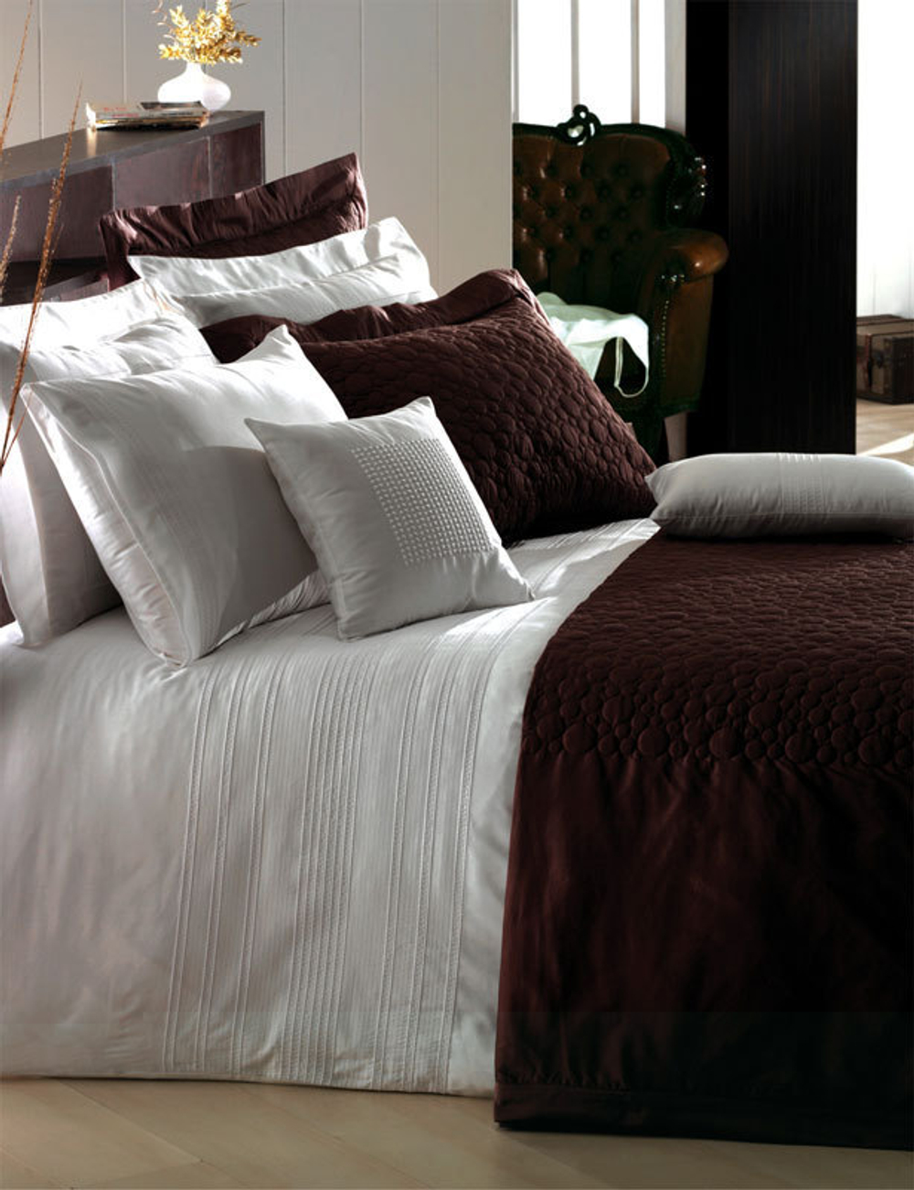 Элитное постельное белье Siena белое от Casual Avenue Турция