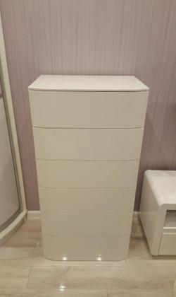 Комод вертикальный DUPEN S-102 белый