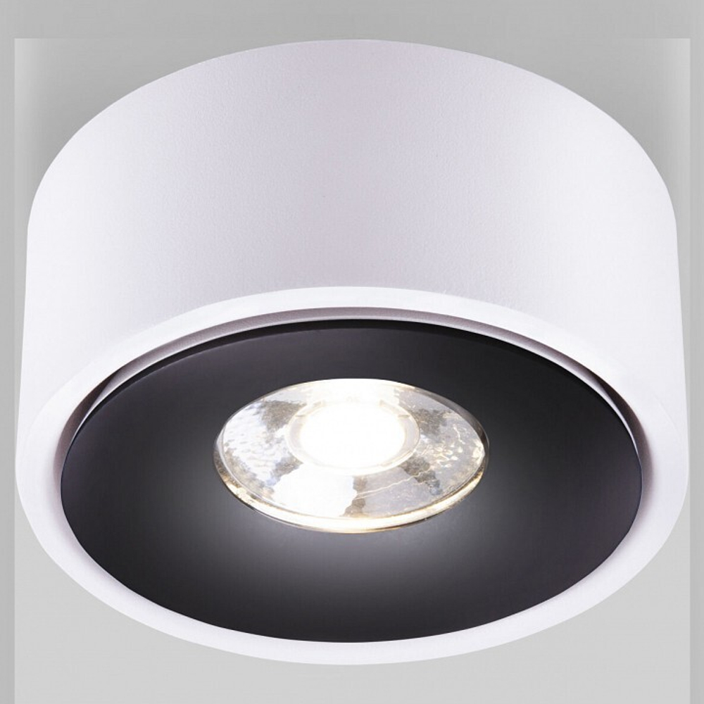 Накладной светильник Elektrostandard Glide Glide 8W белый/черный (25100/LED)
