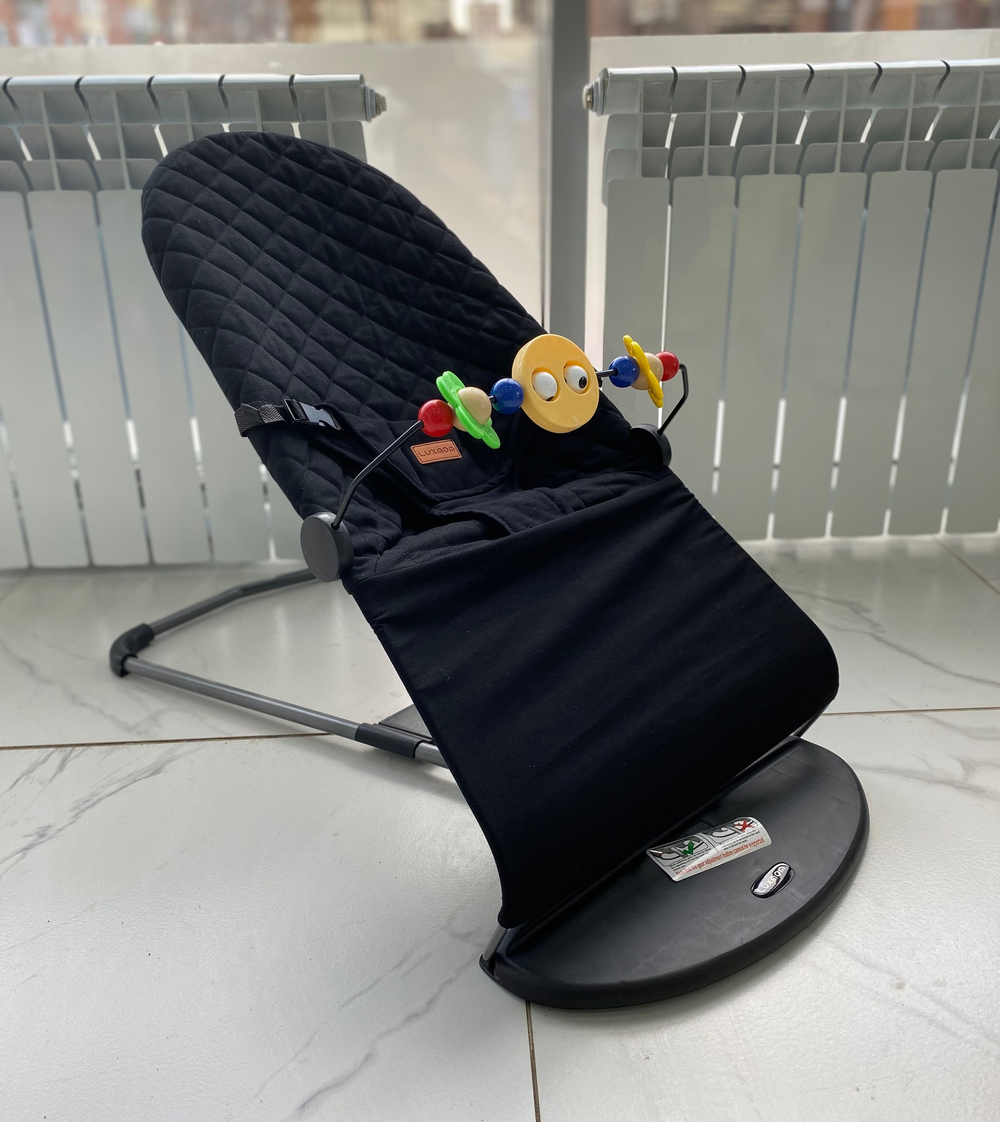 Шезлонг LM - 123 Черный