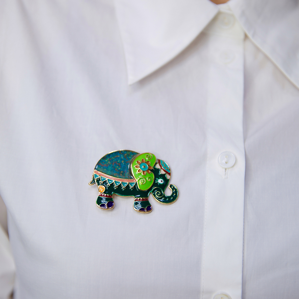 Брошь Shadore Слон XZ2293.16 G/G