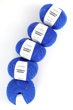 Пряжа O'YARN TWEED’N MERINO с цветными крапинками, 500г