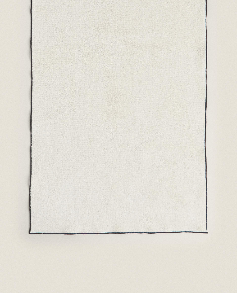Zara Home Полотенце для лица и рук из хлопка, чёрный · 4596/013