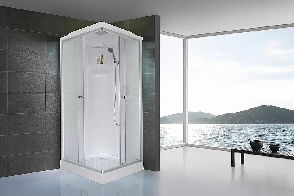 Душевая кабина Royal Bath RB90HP1-M 90x90 профиль сатин/стекло матовый
