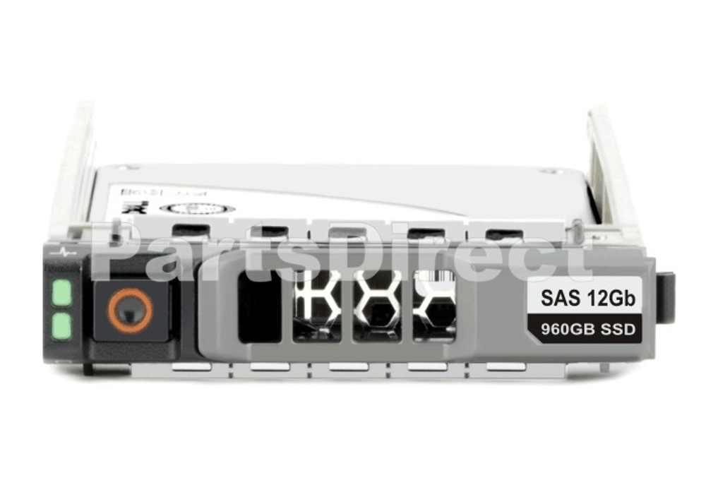 Накопитель SSD Dell 0DT32X 960-GB 12G 2.5 SAS MU SSD w/G176J