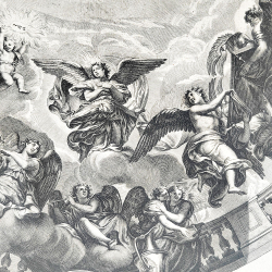 Ангелы на гравюре Триумф Нового Завета