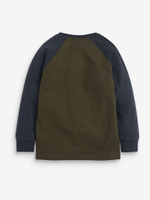 Лонгслив для мальчика Next 921-931, 3 шт., Красный, Оранжевый, Хаки