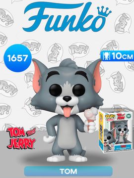 Фигурка Funko POP! TV Tom & Jerry S3 Tom (1657) 80159 / Фигурка Фанко ПОП! по мотивам мультсериала "Том и Джерри", Том