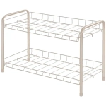 Этажерка для обуви 2 полки 660*280*440 бежевый металлик ЭТ3/БЖ