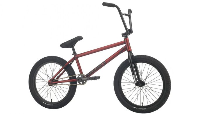 трюковой велосипед BMX SUNDAY EX красный матовый