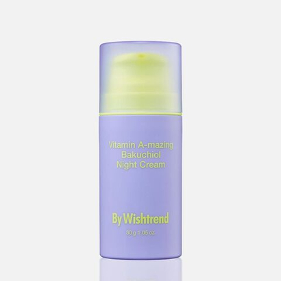BY WISHTREND Ночной крем с бакучиолом и ретиналем Vitamin A-mazing Bakuchiol Night Cream (30 г)