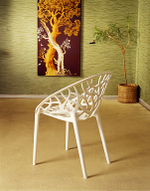 Кресло пластиковое Siesta Contract Crystal, белый