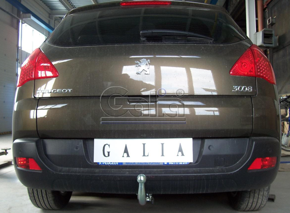 Фаркоп оцинкованный Galia P040С для Peugeot 3008 2009-2016(паспорт и сертификат в комплекте)(без электрики)