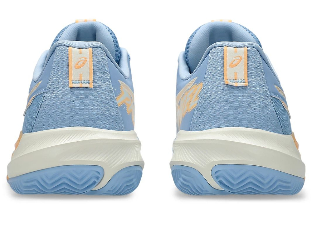 Женские кроссовки для Падел Asics Gel-Challenger 15 Padel - stone wash/orange glow