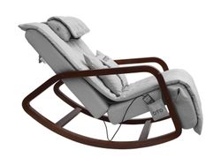 Массажное кресло-качалка OTO Grand Life OT2007 СЕРЫЙ (Рогожка)