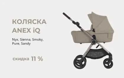 Скидка 8000 рублей на коляски Anex iQ!