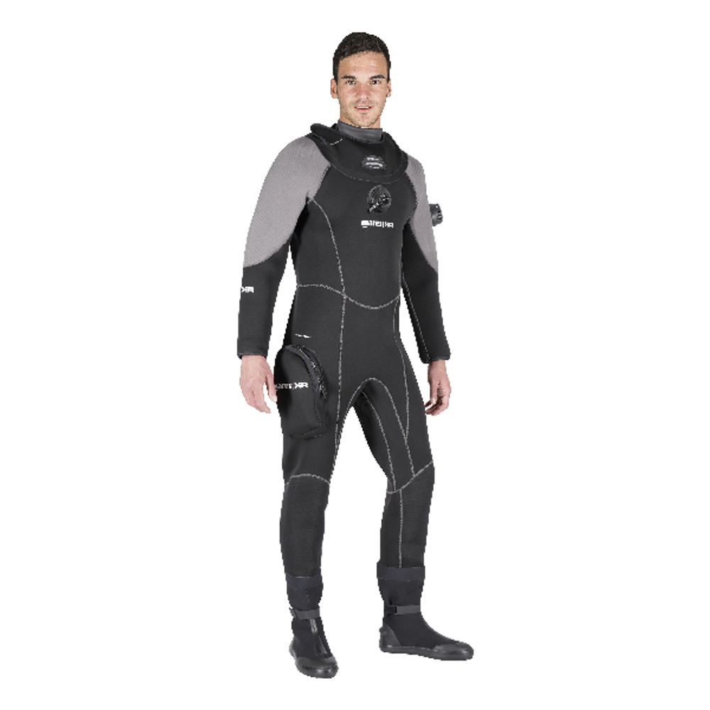 Сухой гидрокостюм MARES XR XR3 NEOPRENE Latex с ботами, Неопреновый