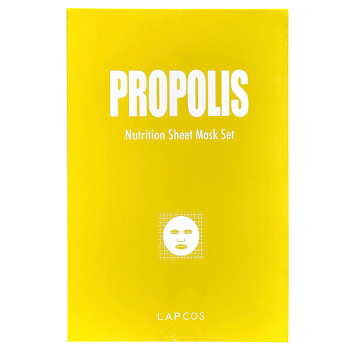 Lapcos, Набор тканевых масок с прополисом, 5 шт., По 25 мл (0,84 жидк. унц.)