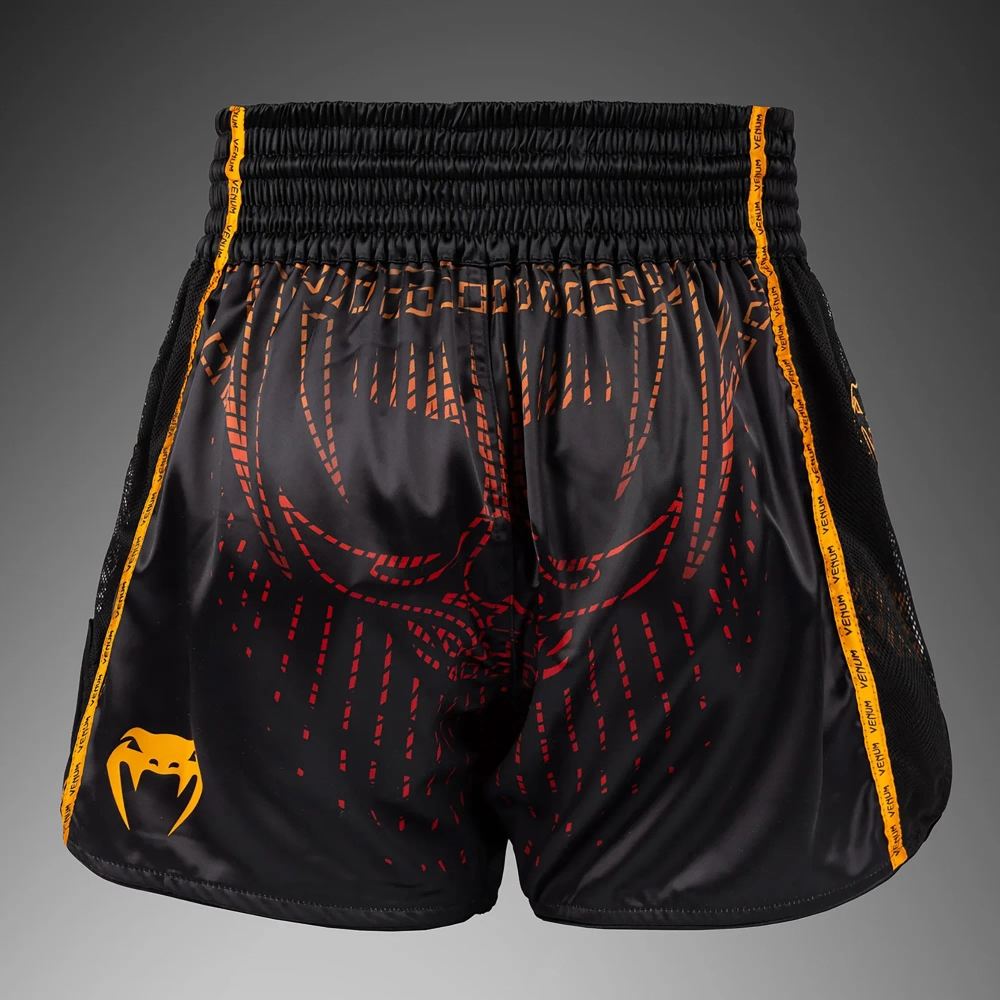 Шорты Venum Quetzal Fury Muay Thai black/fury red/tangerine