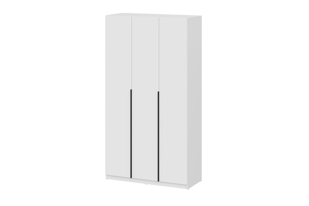 Шкаф распашной (5 полок + штанга) ШК 5 (1200), Белый