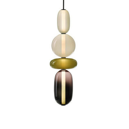 Pendant design lamp  Pebbles by Bomma (4 lampshade ,  White,  Green,  Black)