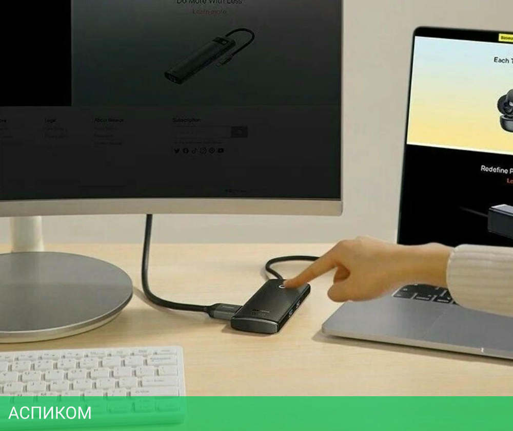 Док-станция Baseus Lite Series Black (WKQX050101)