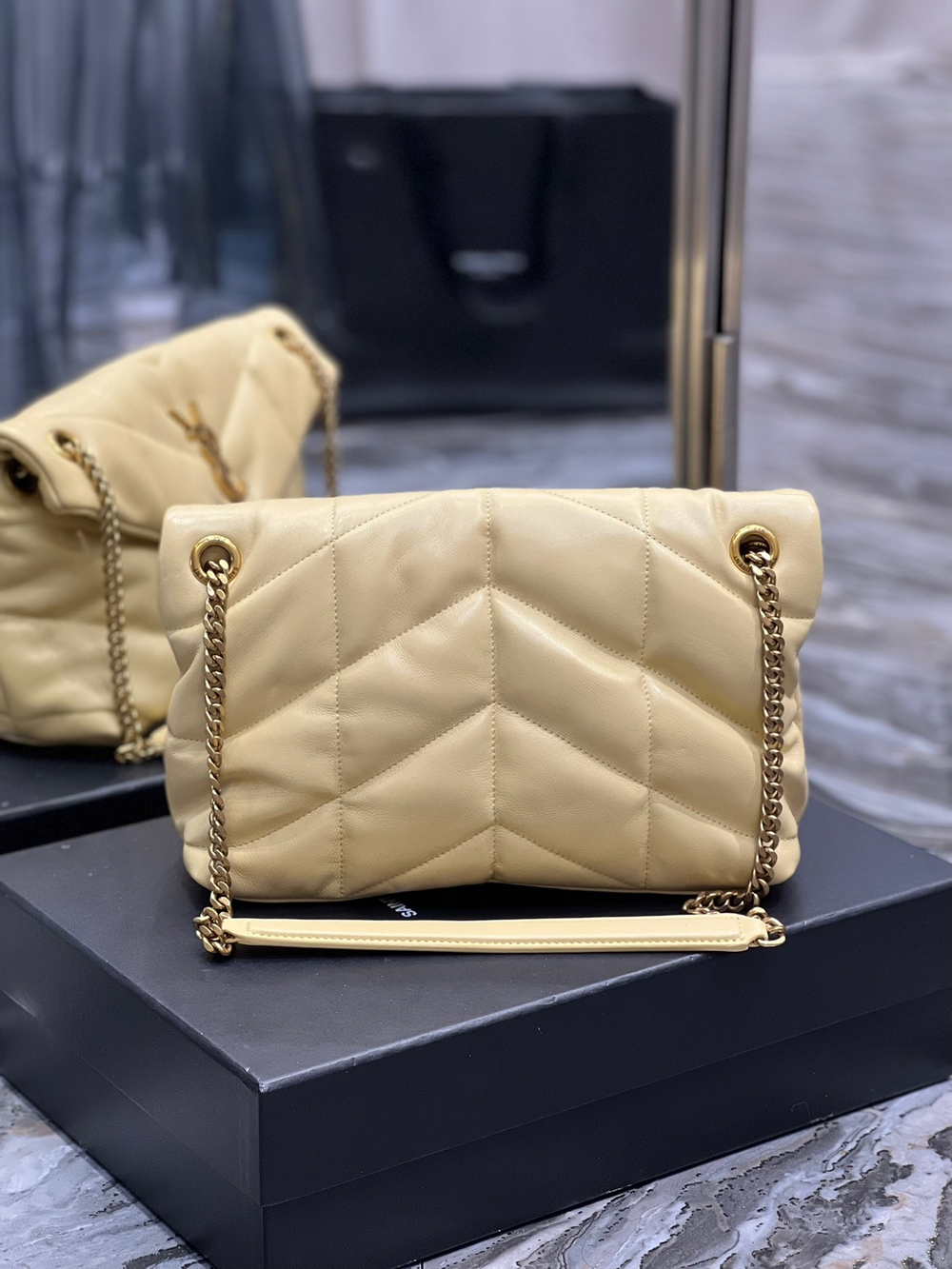 Saint Laurent Loulou Puffer Bag 29 cm