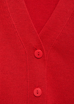 Трикотажный кардиган с V-образной горловиной