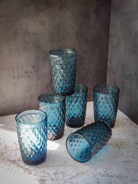 Стакан Высокий D=8см H=12.8см (340мл)34 Cl., Стекло, SouthGlass,Китай