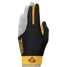 Перчатка Tiger Professional Billiard Glove черная/желтая левая XL