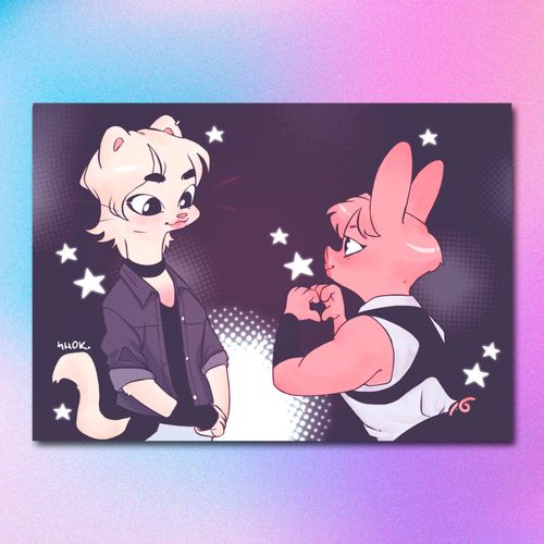 Арт принт / инок. / STRAY KIDS / HyunnieBinnie #2