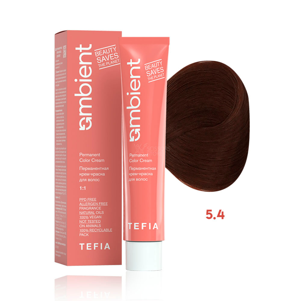 Перманентная крем-краска для волос Ambient, 60 мл