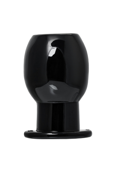 Анальная втулка TOYFA Basic L, TPE, чёрная, 7,5 см