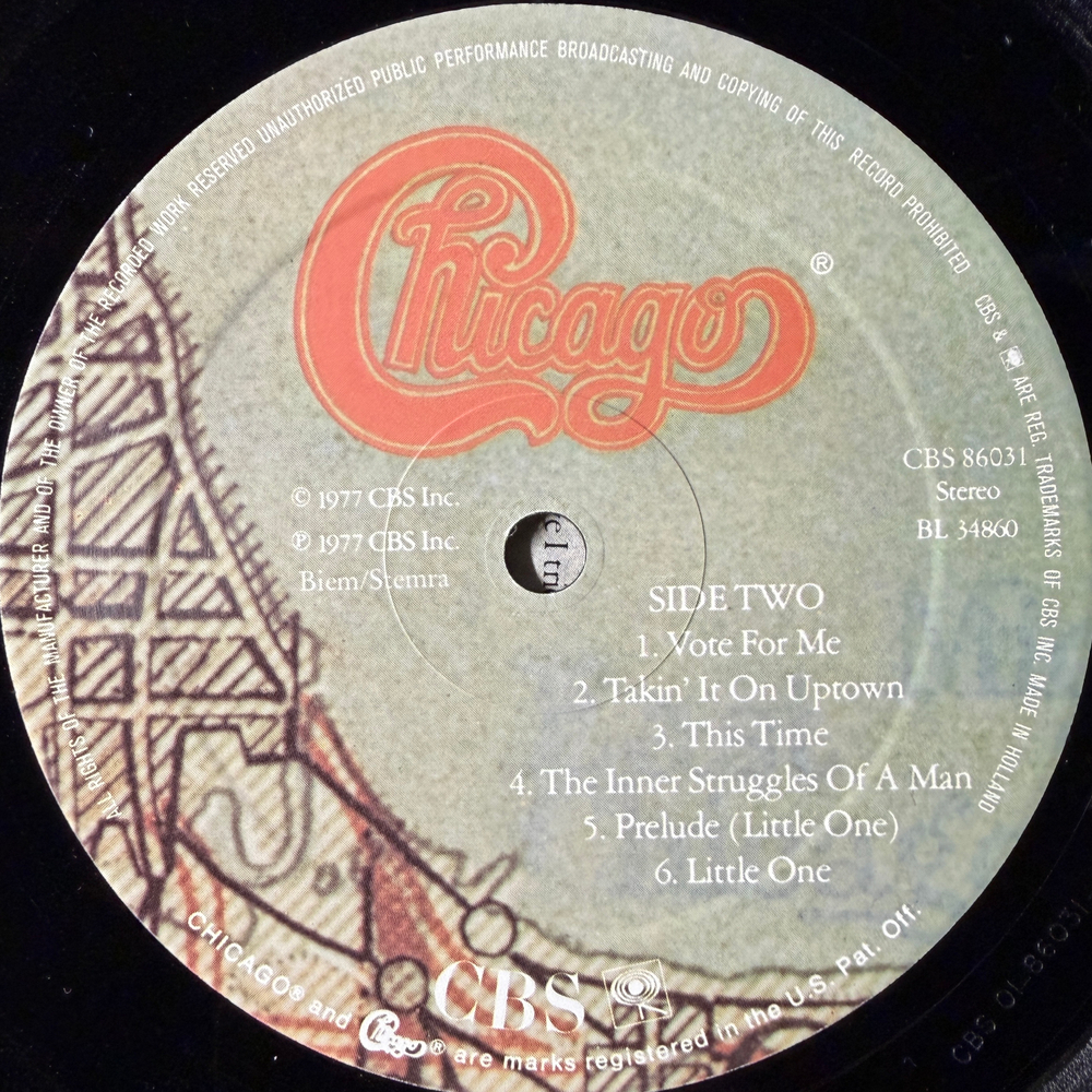 Chicago - Chicago XI (Европа 1977г.)