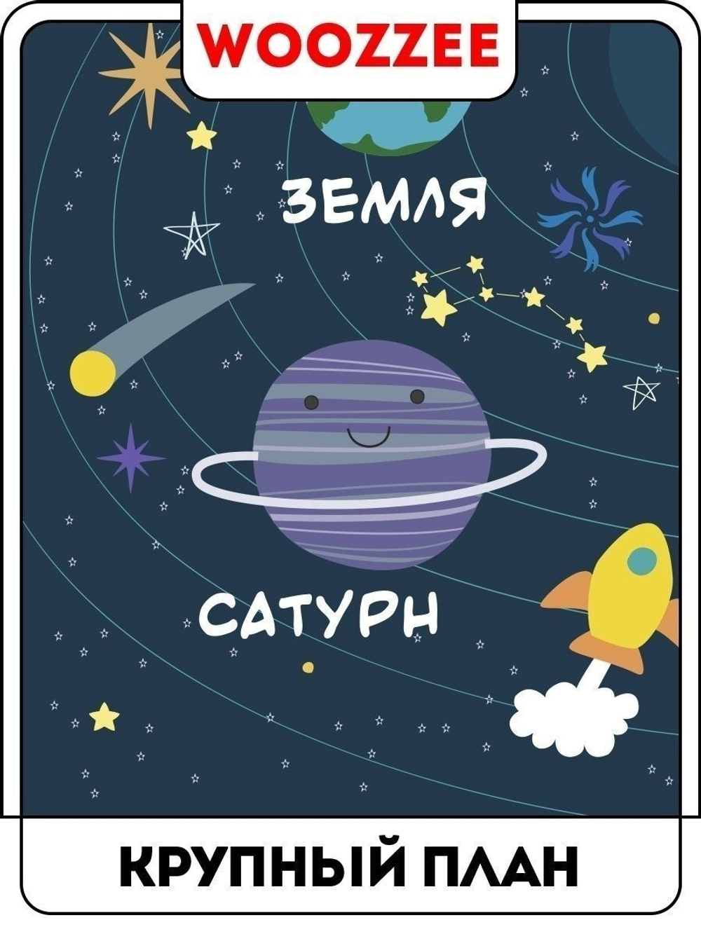 Обучающий плакат "Солнечная система"