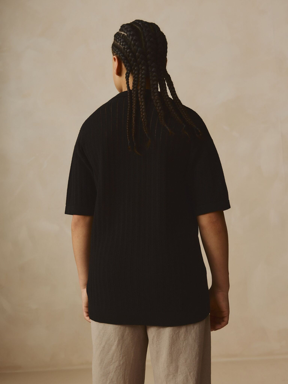 Кардиган с коротким рукавом для мальчика Next AA8-964, Черный