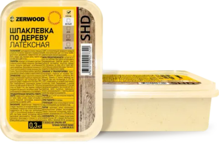 ZERWOOD SHD Шпаклевка по дереву СОСНА 0,3кг (ИжСинтез)