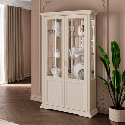 ЛОРЕНЦО Шкаф-витрина 2-дв.