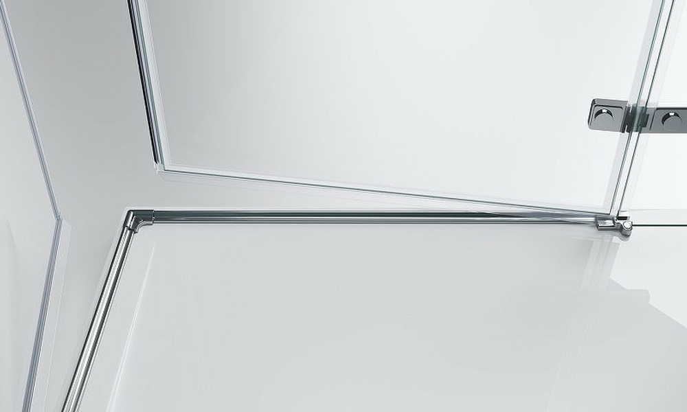 Душевой уголок BelBagno Kraft 120х100 KRAFT-AH-22-120/100-C-Cr-L профиль Хром стекло прозрачное