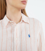 Льняная рубашка POLO RALPH LAUREN - оранжевый(211910644)