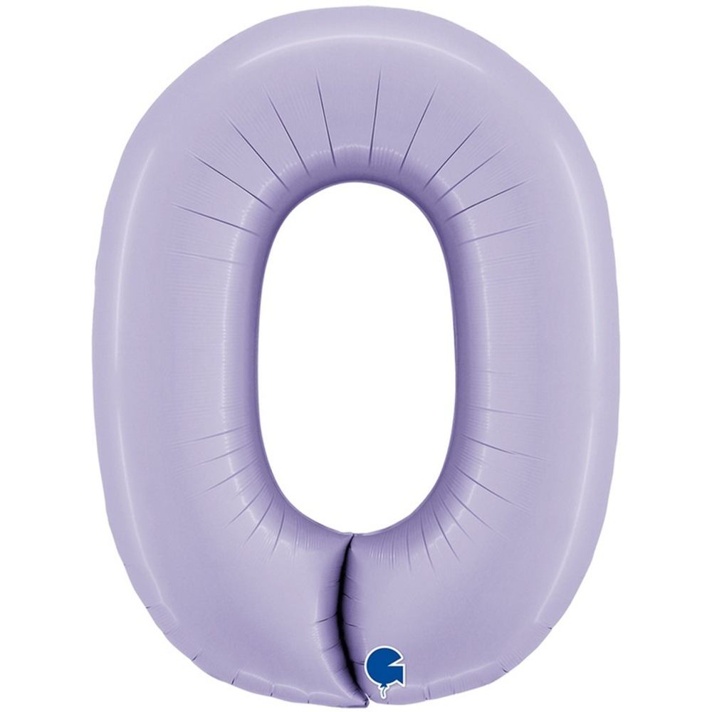 Шар ЦИФРА 0 Сатин Lilac 40" 102 см