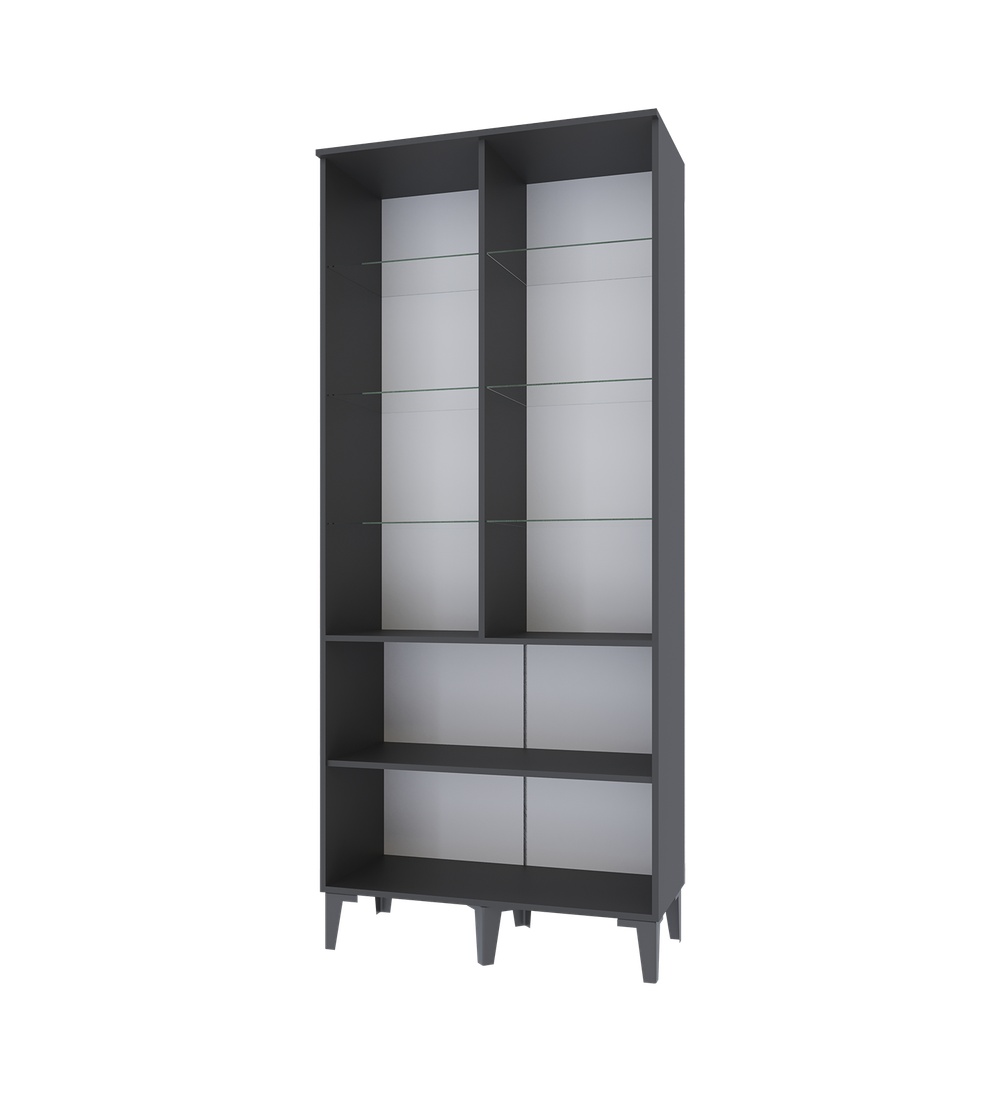 Гостиная Толедо Шкаф-витрина ТШ-3