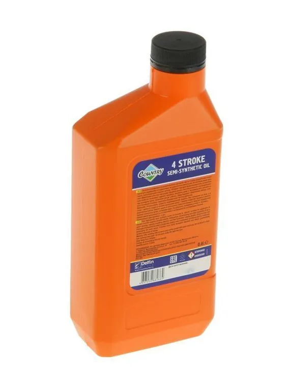 Масло четырехтактное Country полусинтетическое SAE 10w40 SJ/CF, 0.6 л